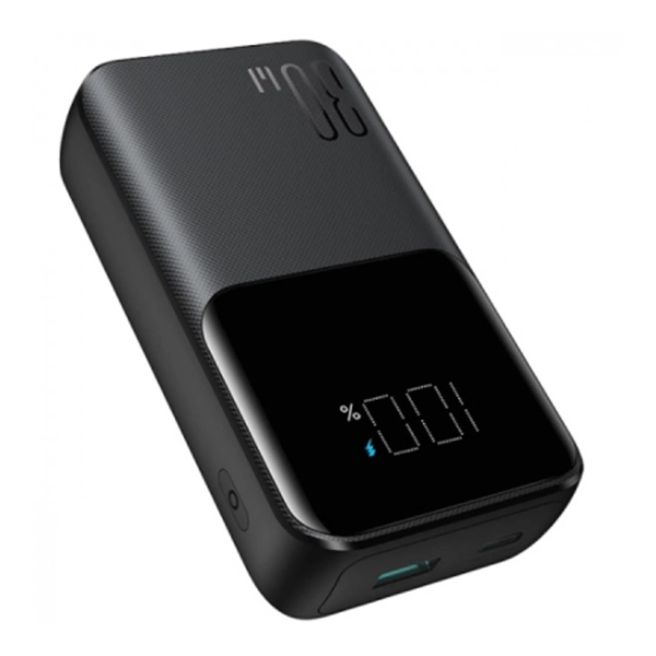 Купить Павербанк УМБ Joyroom 20000mAh 30W PD mini power bank USB-C Lightning cables (JR-PBC07) Black - фото 3