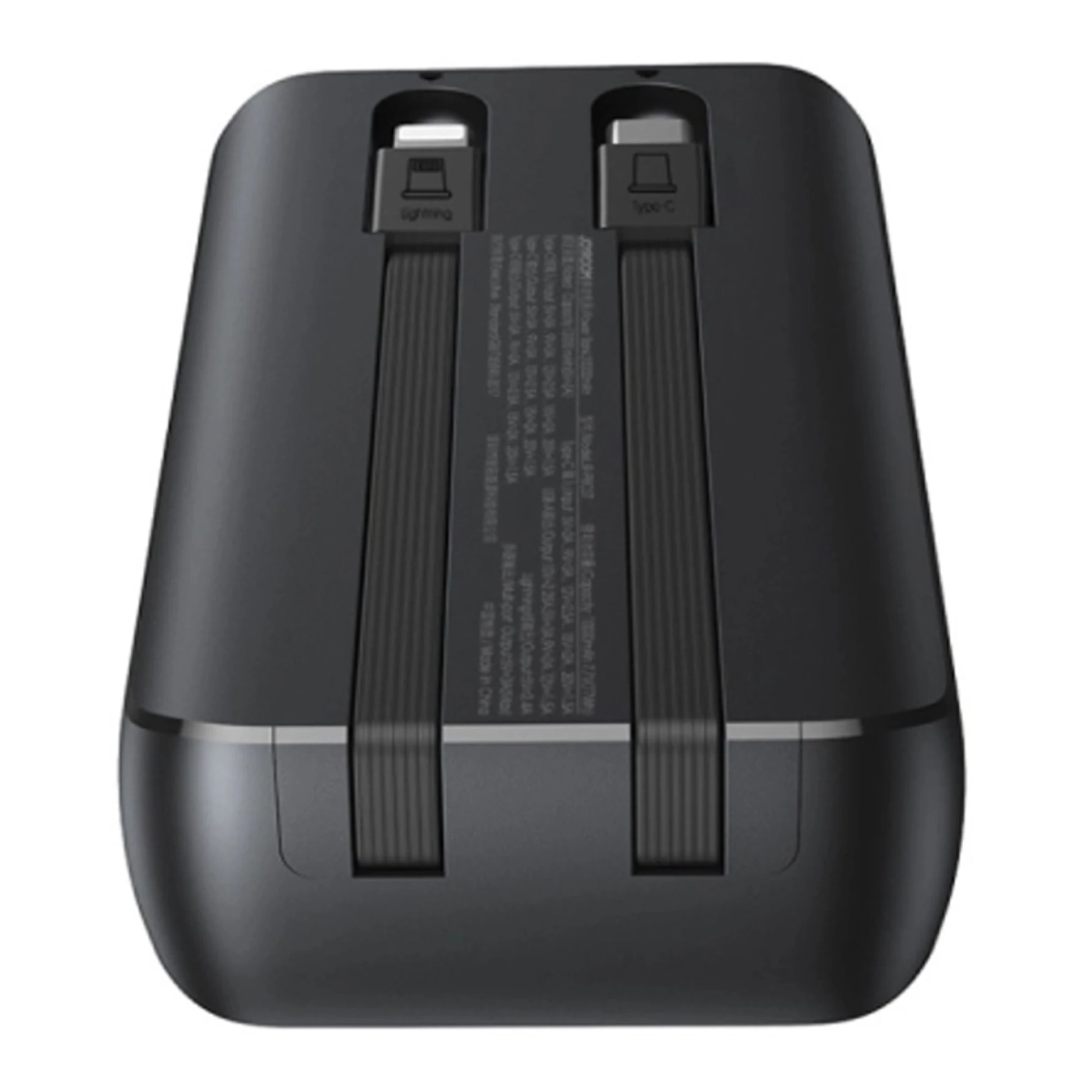 Купить Павербанк УМБ Joyroom 20000mAh 30W PD mini power bank USB-C Lightning cables (JR-PBC07) Black - фото 4