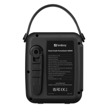 Купити Павербанк УМБ Sandberg 20000mAh 20W, динамо-зарядка, UPS mode, QC3.0, 2хUSB 2xType-C (420-79) Black - фото 2