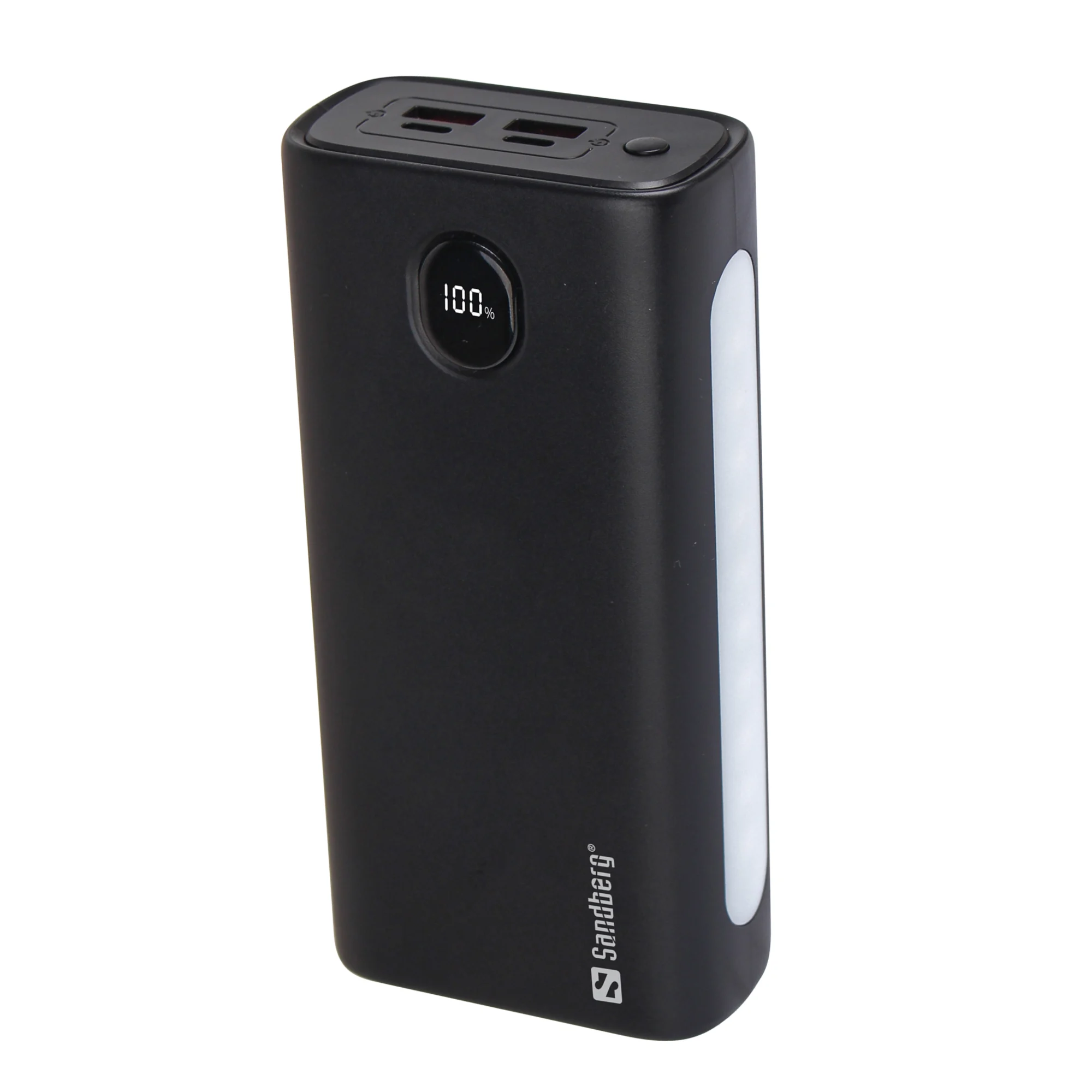 Купити Павербанк УМБ Sandberg PD 30000 mAh 20W 1,7A QC3.0, UPS mode, 2хUSB, Type-C OUT (420-68) Black - фото 1