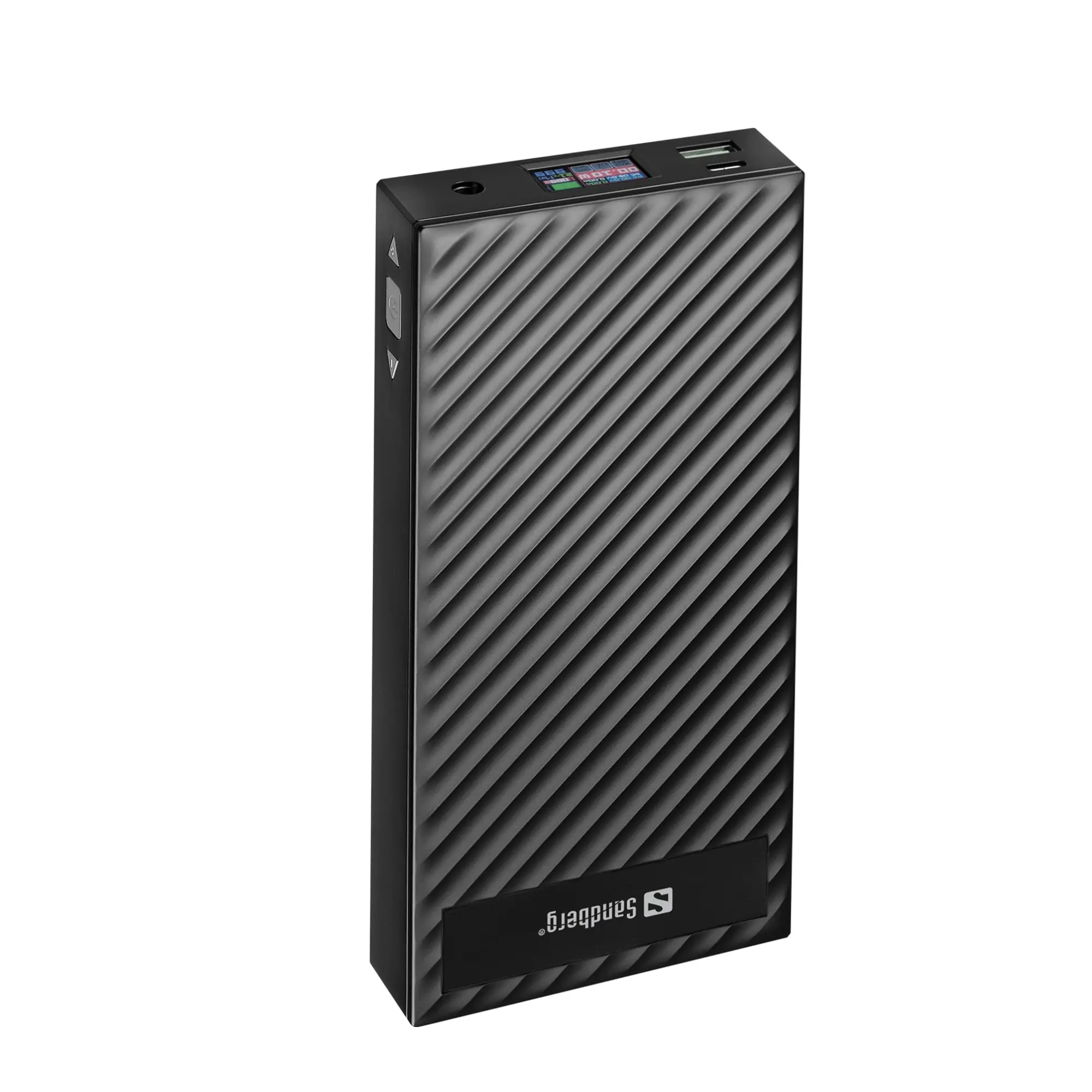 Купить Павербанк УМБ Sandberg PD 30000mAh 200W PD+DC, UPS mode, DC 3V-25V/4.8A USB QC3.0 (420-88) Black - фото 1