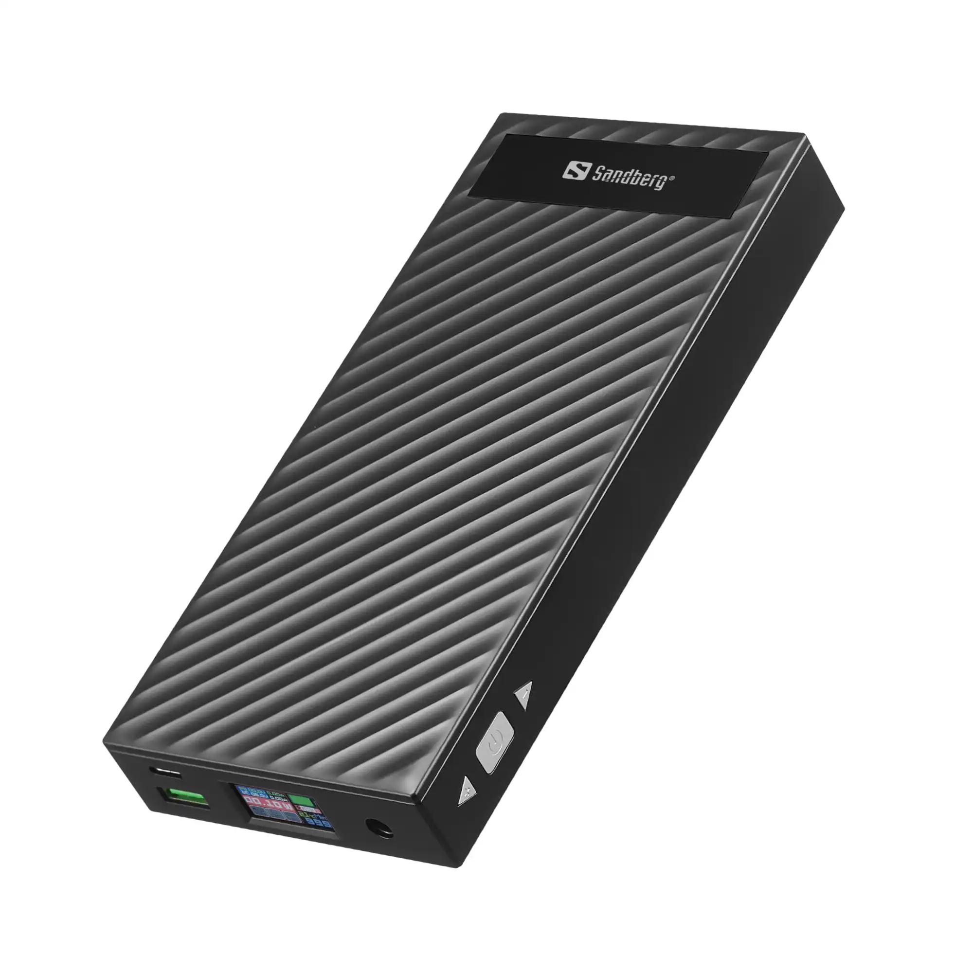 Купить Павербанк УМБ Sandberg PD 30000mAh 200W PD+DC, UPS mode, DC 3V-25V/4.8A USB QC3.0 (420-88) Black - фото 2