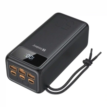 Купити Павербанк УМБ Sandberg PD 50000mAh 130W PD, 3хUSB 3xType-C LED 2W (420-75) Black - фото 3