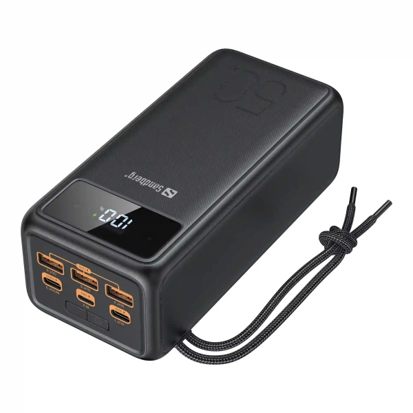 Купити Павербанк УМБ Sandberg PD 50000mAh 130W PD, 3хUSB 3xType-C LED 2W (420-75) Black - фото 3