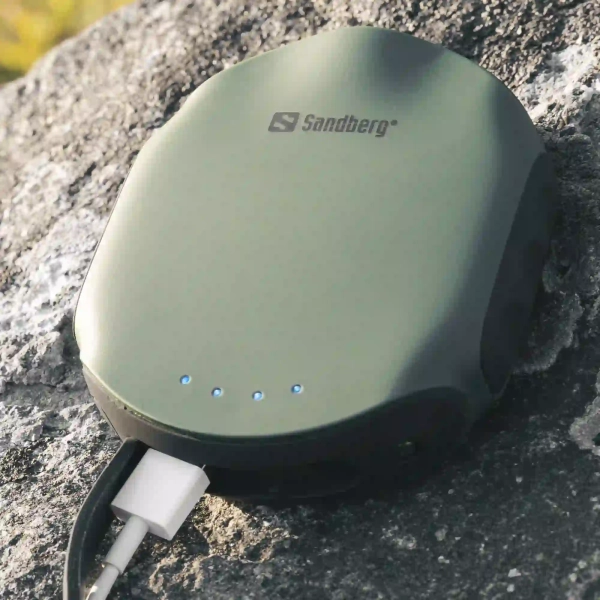 Купити Павербанк УМБ Sandberg Survivor 10000mAh, 2xUSB, IPX6 (420-60) Green - фото 3
