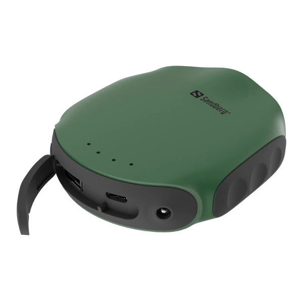 Купити Павербанк УМБ Sandberg Survivor 10000mAh, 2xUSB, IPX6 (420-60) Green - фото 1