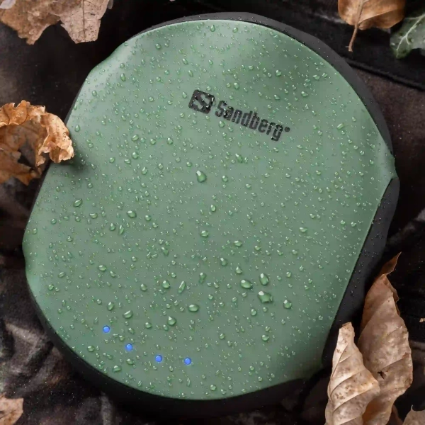 Купити Павербанк УМБ Sandberg Survivor 10000mAh, 2xUSB, IPX6 (420-60) Green - фото 5