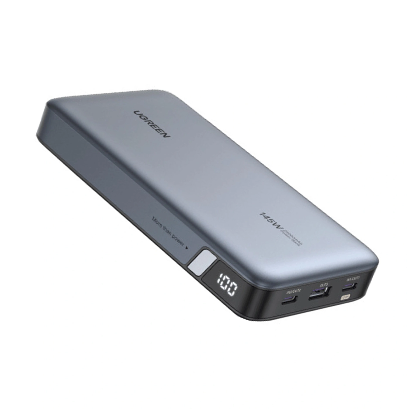 Купить Павербанк УМБ Ugreen 25000mAh 145W PB205 2xUSB C+USB A, PD3.0+QC3.0 (90597A) Gray - фото 1