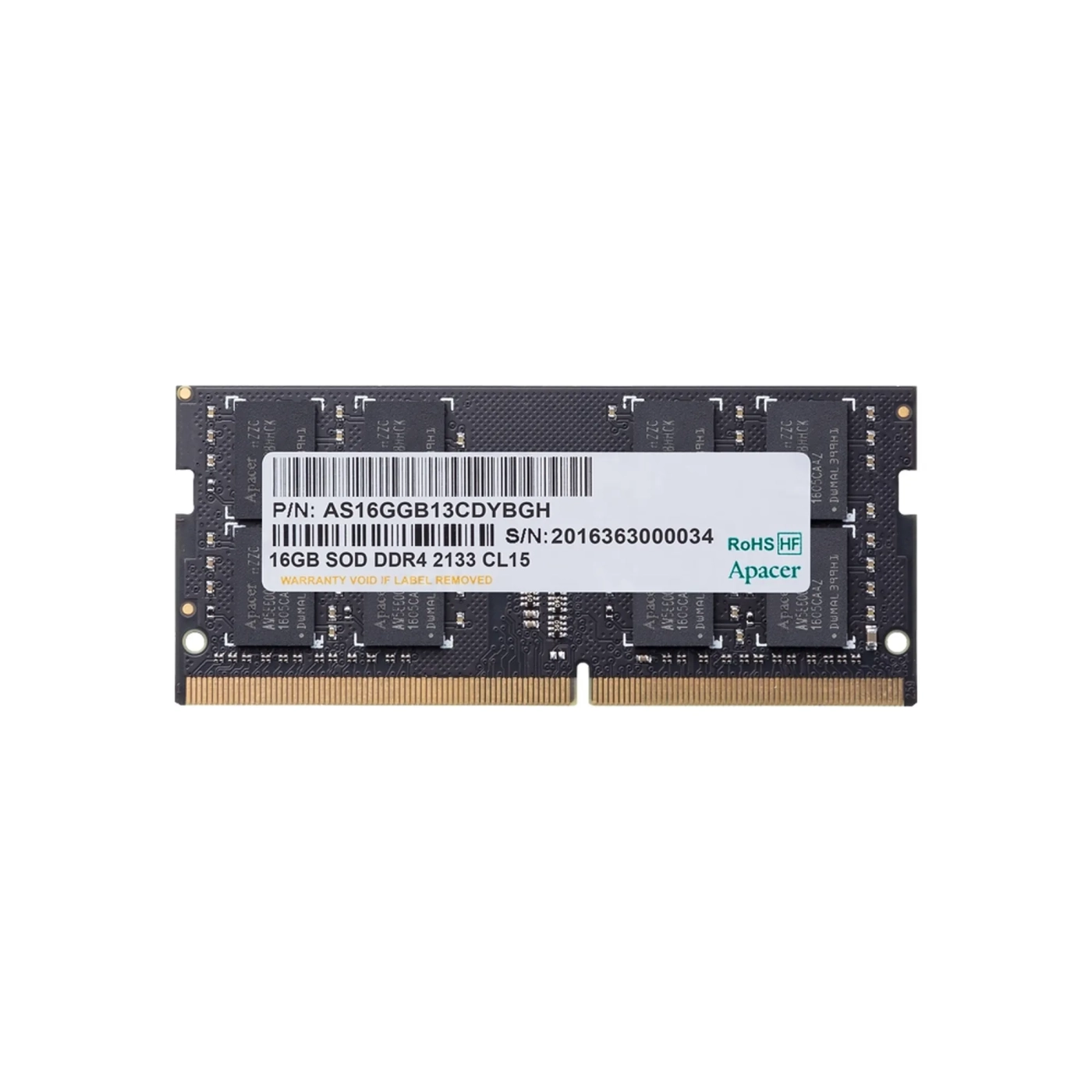 Купить Модуль памяти Apacer DDR4-3200 SODIMM 16GB (ES.16G21.GSH) - фото 1