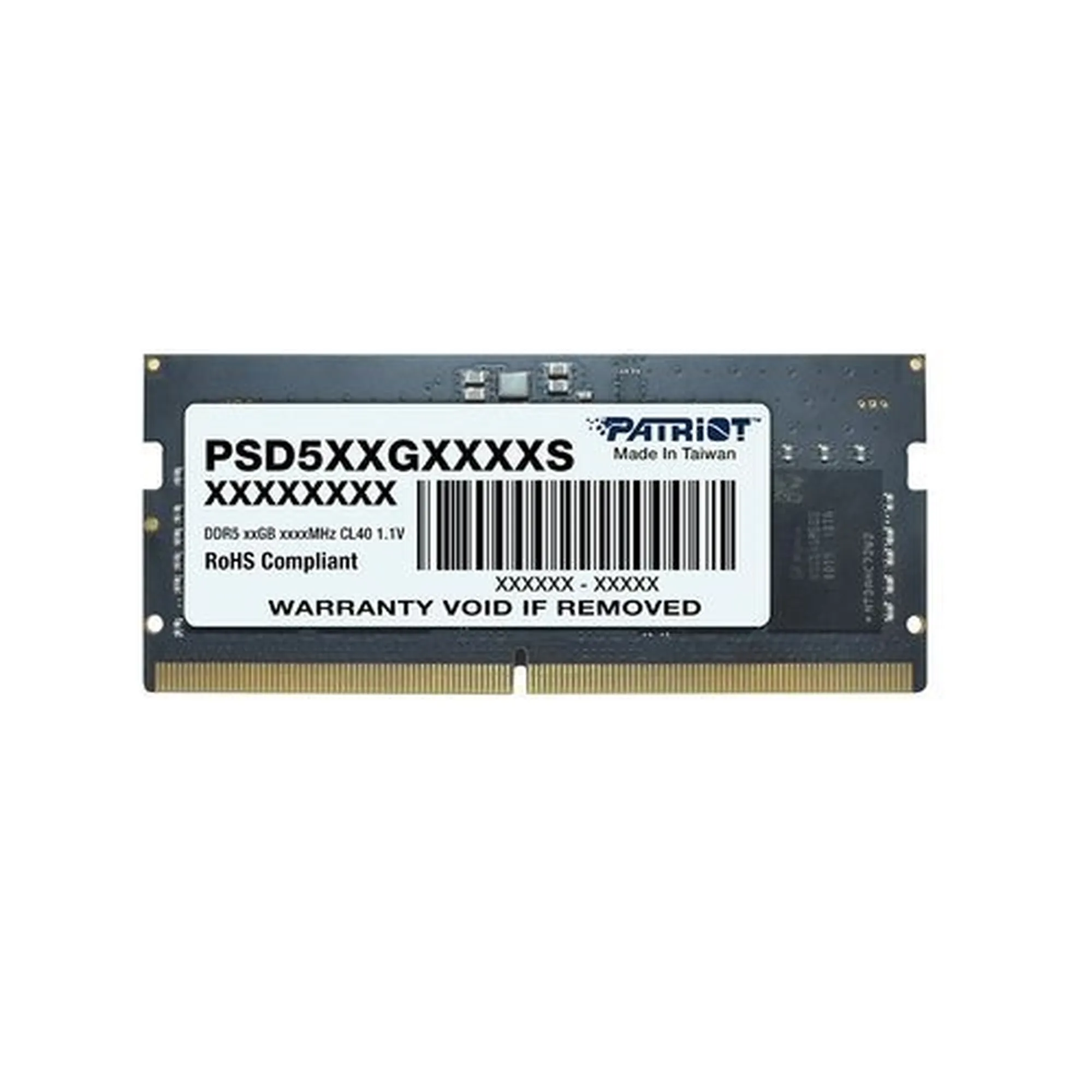 Купити Модуль пам'яті Patriot Signature Line DDR5-4800 SODIMM 16GB (PSD516G480081S) - фото 1