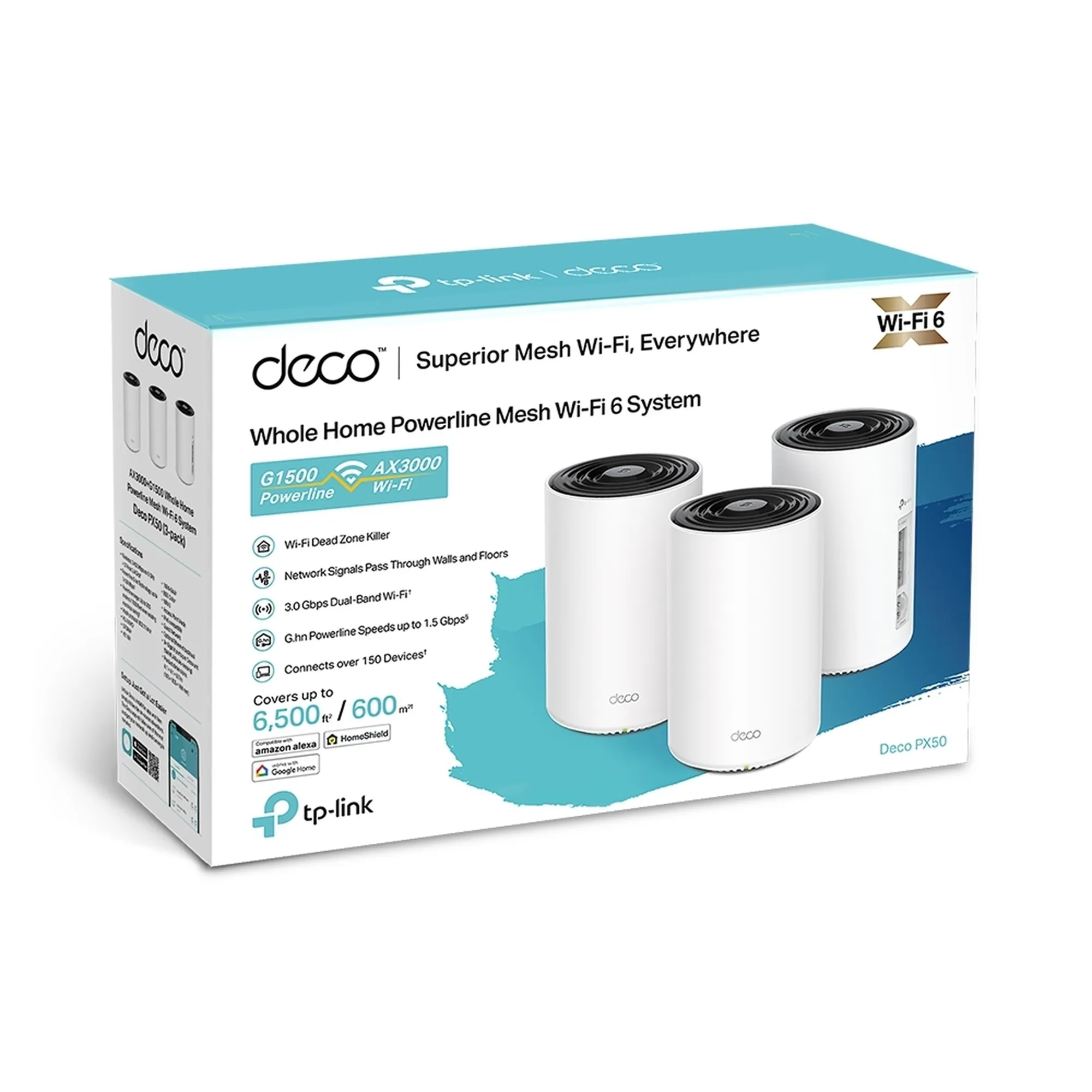Купити Маршрутизатор TP-Link Deco PX50 3-pack - фото 3