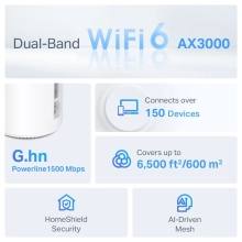 Купити Маршрутизатор TP-Link Deco PX50 3-pack - фото 4