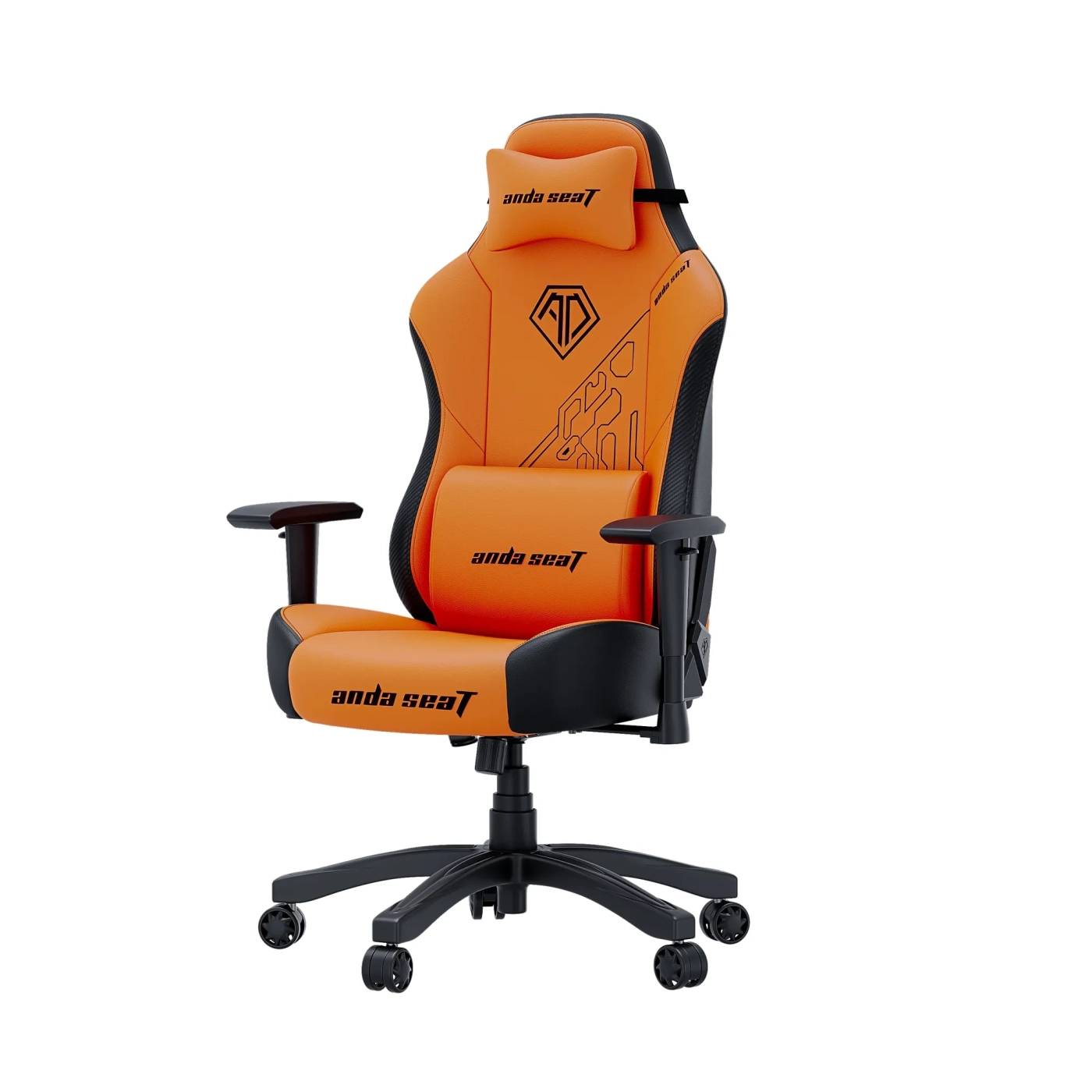 Купити Крісло для геймерів Anda Seat Tiger edition L Orange (AD18Y-14-B-PV/C) - фото 4