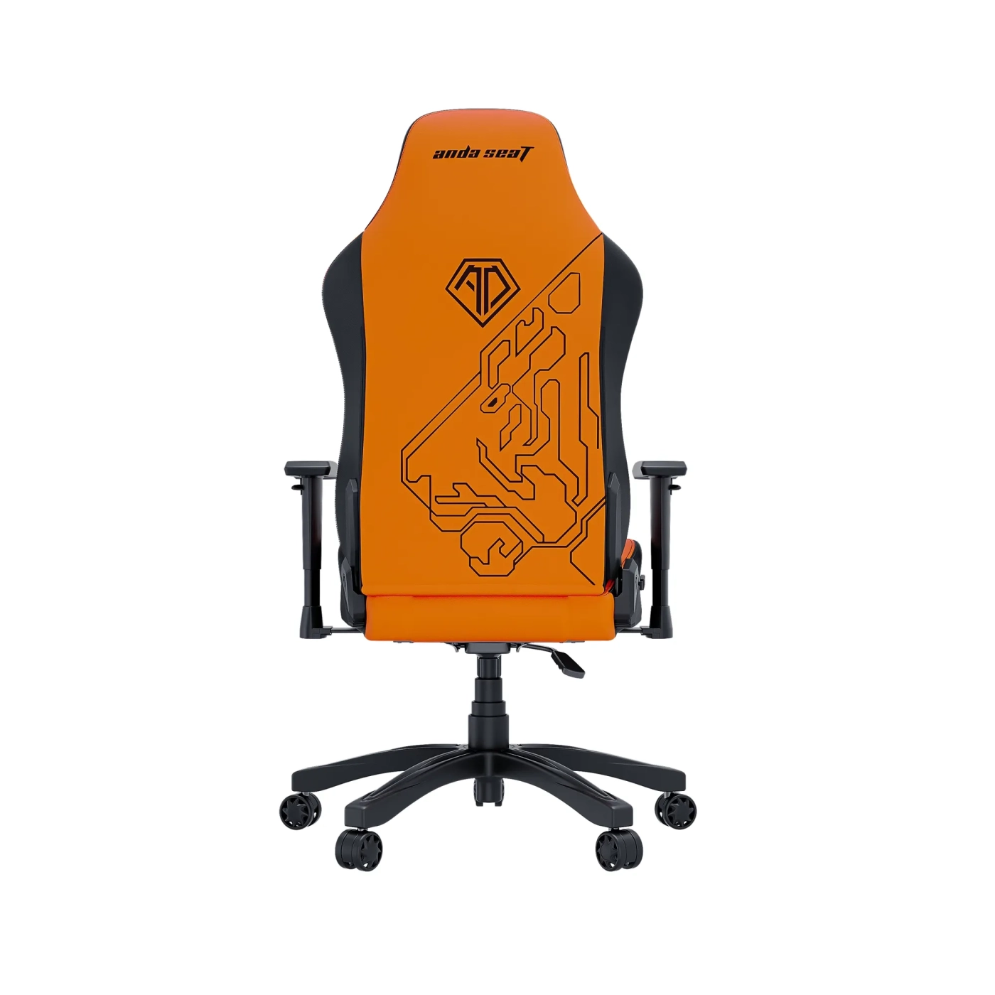 Купити Крісло для геймерів Anda Seat Tiger edition L Orange (AD18Y-14-B-PV/C) - фото 9