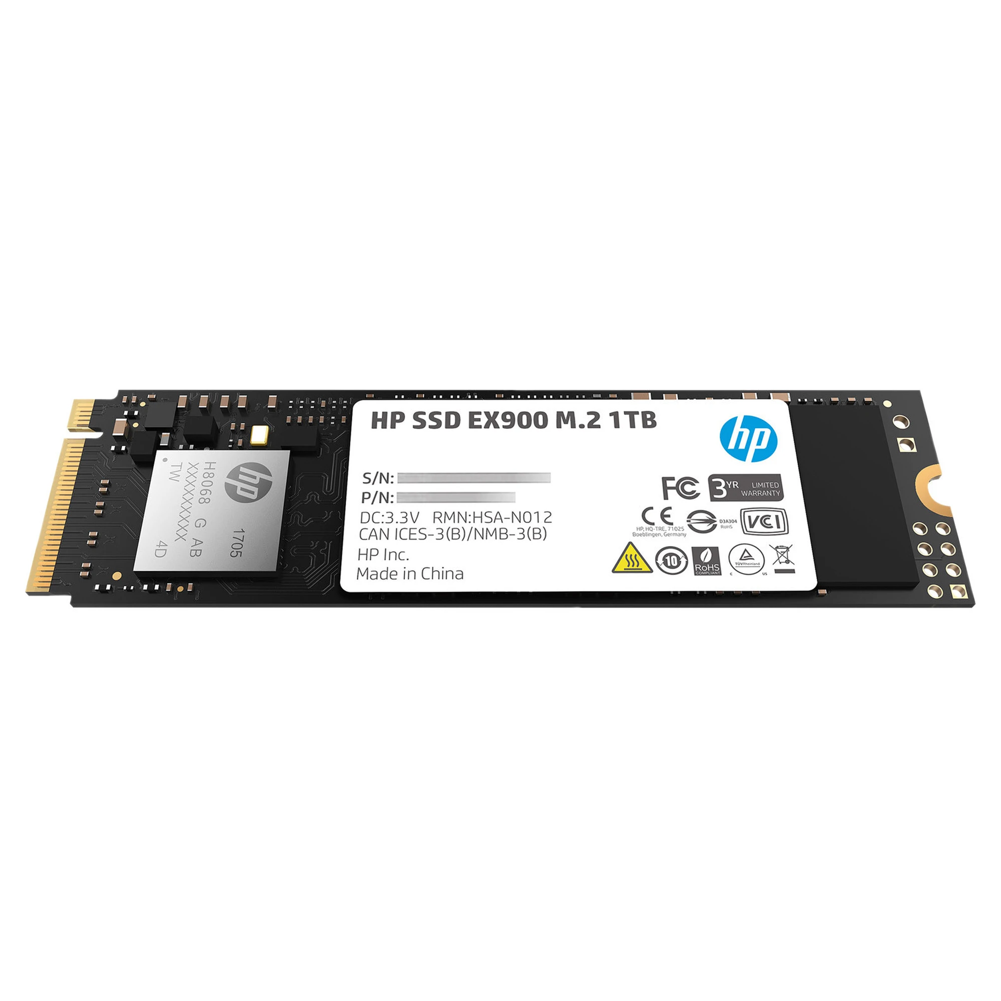 Купити SSD диск HP EX900 1TB NVMe 1.3 M.2 PCIe 3.0 x4 3D V-NAND TLC (5XM46AA#ABB) - фото 2