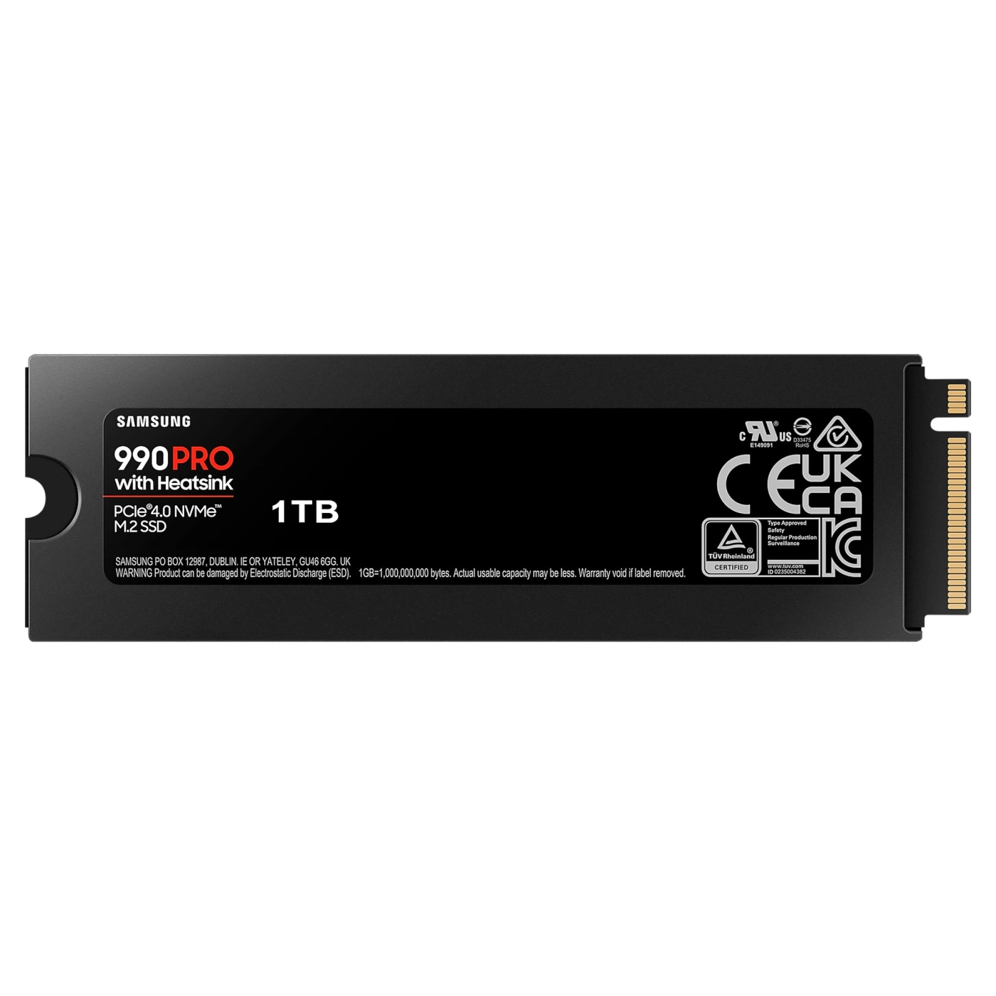 Купить SSD диск Samsung 990 PRO with Heatsink 1TB M.2 PCIe 4.0 x4 Nvme (MZ-V9P1T0CW) - фото 3