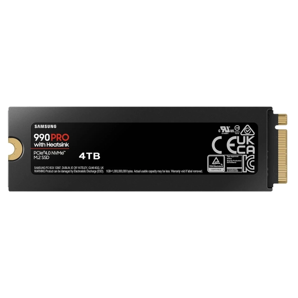 Купить SSD диск Samsung 990 PRO with Heatsink 4TB M.2 PCIe 4.0 x4 Nvme (MZ-V9P4T0GW) - фото 4