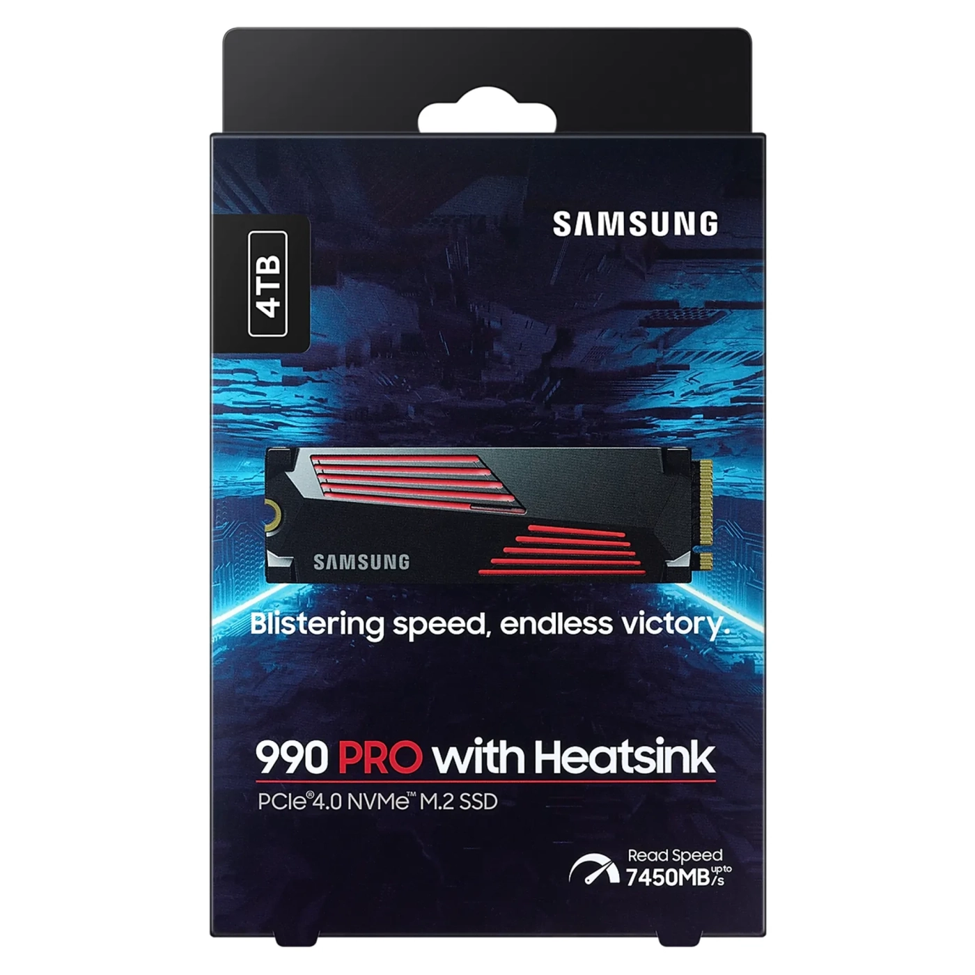 Купить SSD диск Samsung 990 PRO with Heatsink 4TB M.2 PCIe 4.0 x4 Nvme (MZ-V9P4T0GW) - фото 6