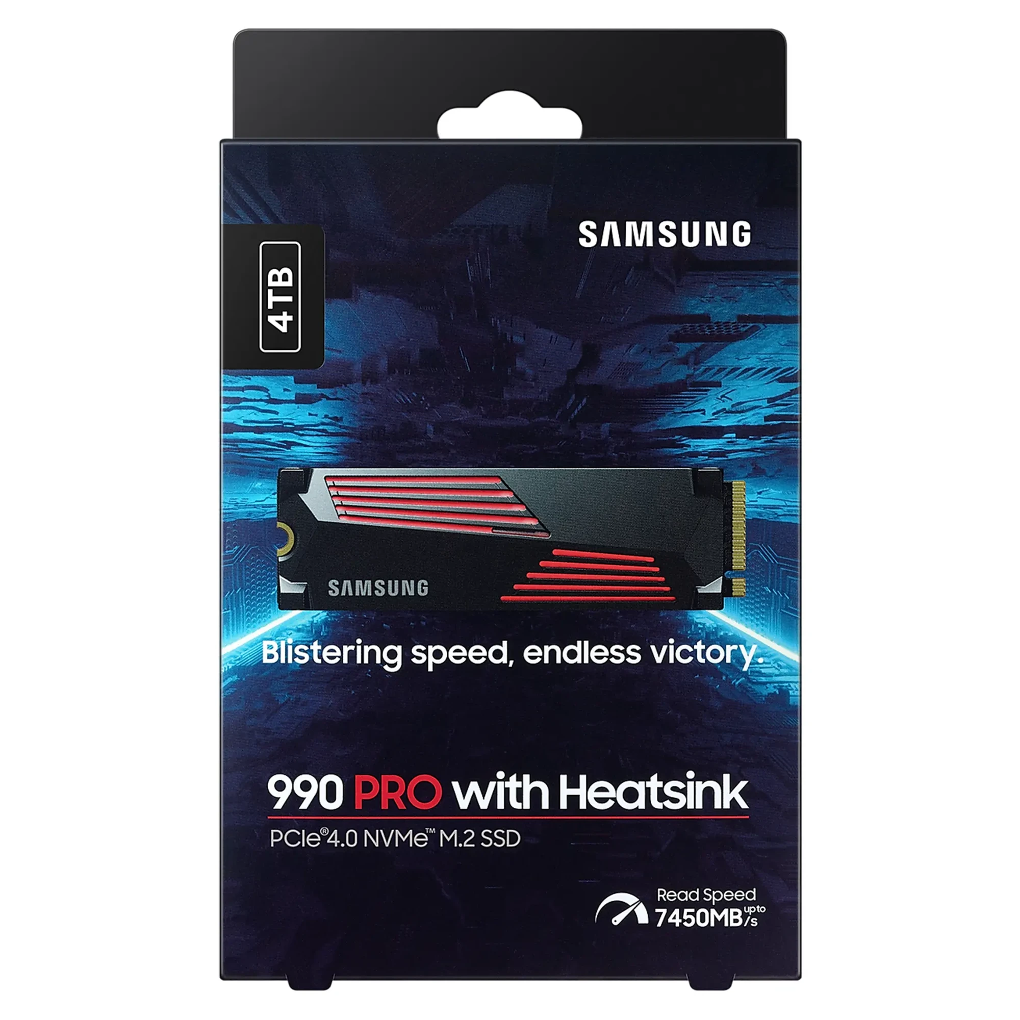 Купить SSD диск Samsung 990 PRO with Heatsink 4TB M.2 PCIe 4.0 x4 Nvme (MZ-V9P4T0GW) - фото 6
