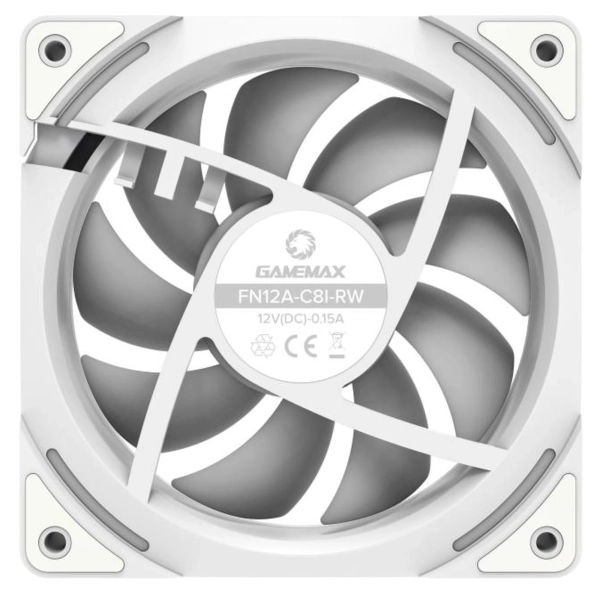 Купить Вентилятор Gamemax FN12A-C8I-W - фото 4