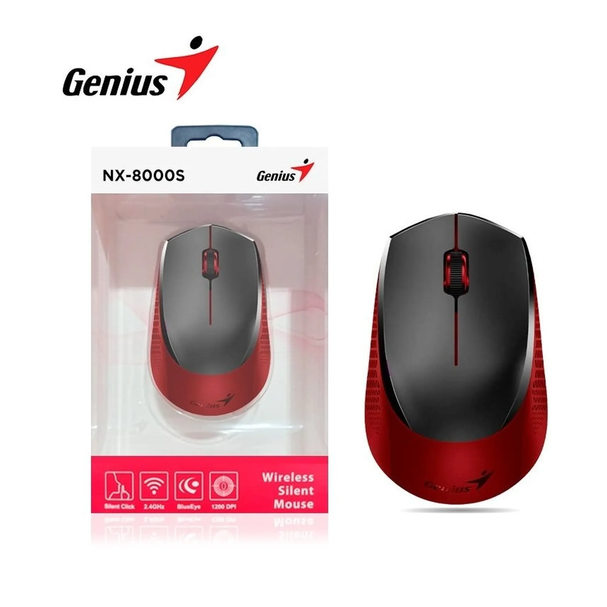 Купити Мишка Genius NX-8000S Red (31030025401) - фото 4