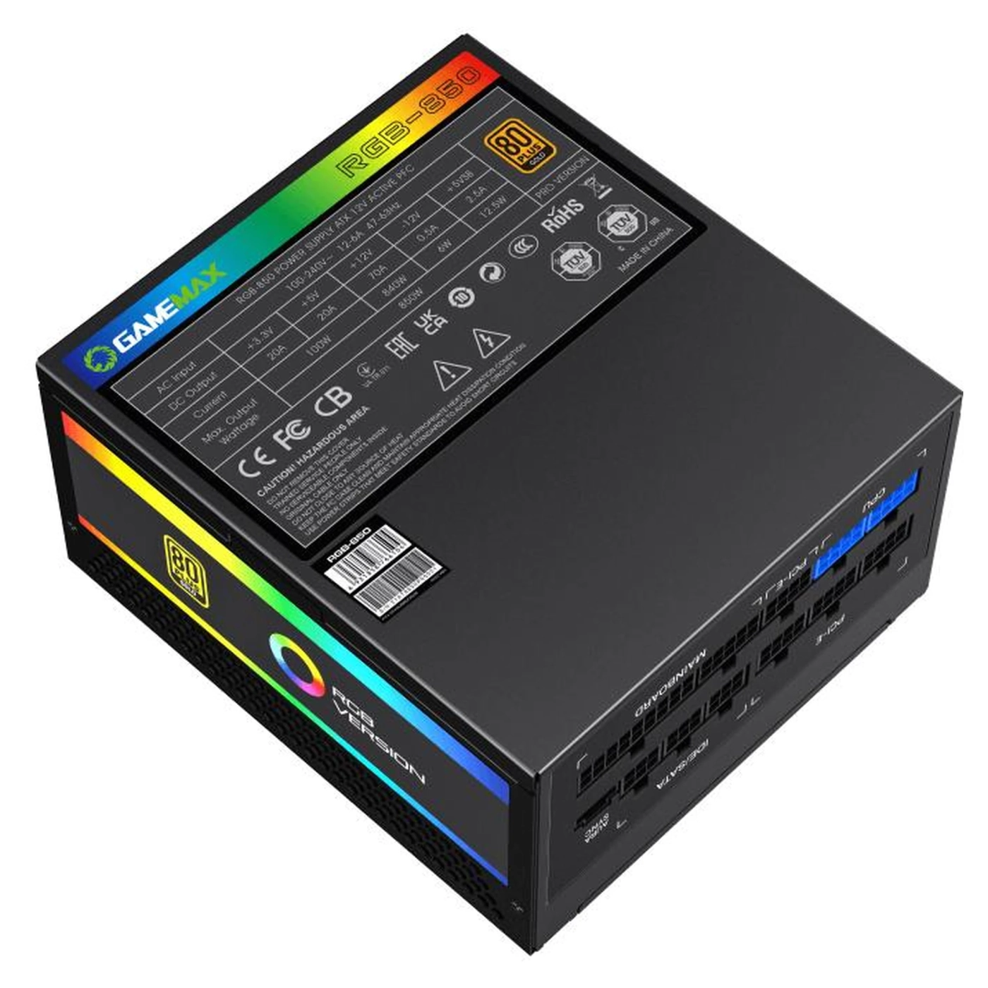 Купити Блок живлення Gamemax 850W (RGB850 PRO) - фото 3