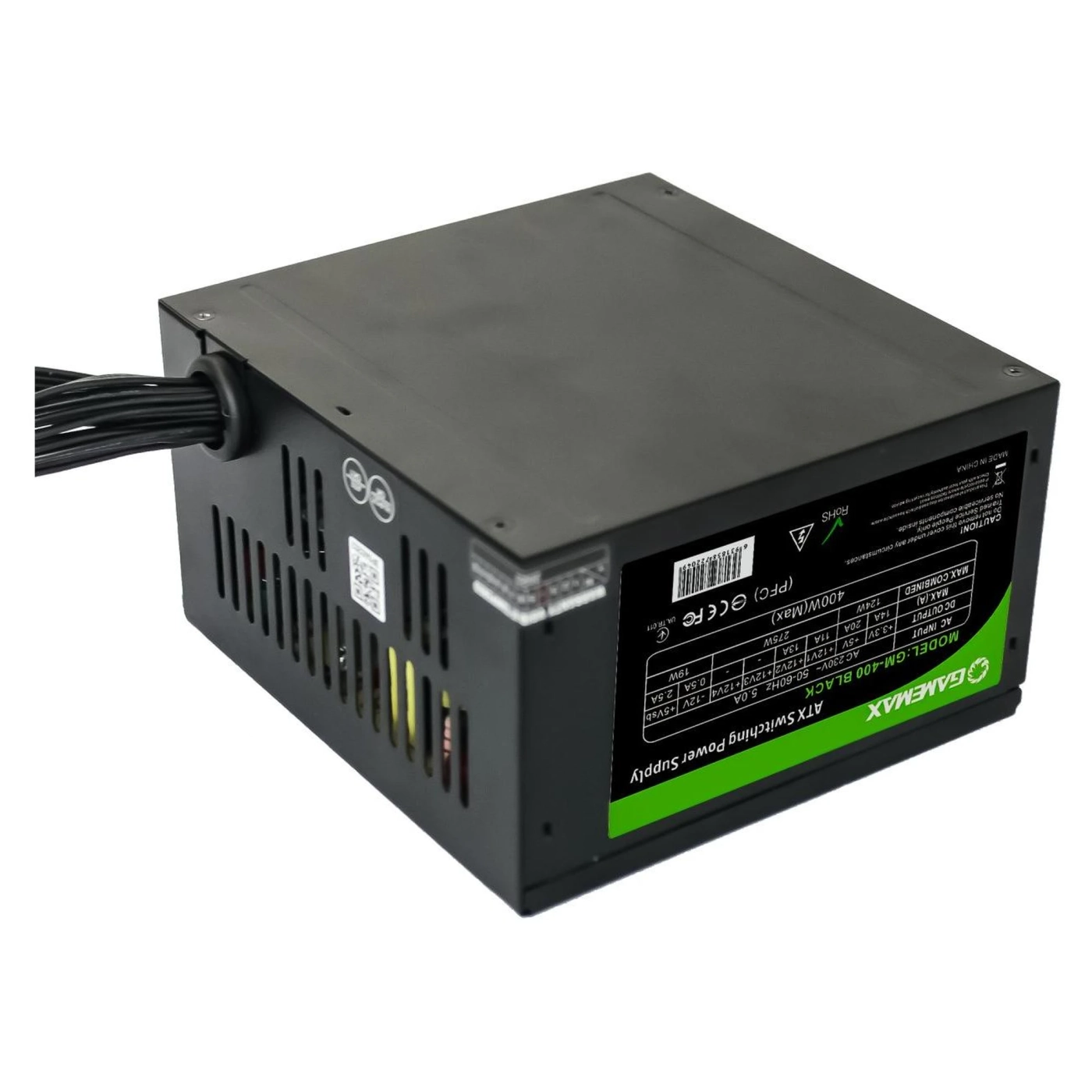 Купити Блок живлення Gamemax GM-400-8CM Black - фото 3