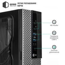 Купить Корпус QUBE MS112 200W (QBMS112_FB2U3) - фото 3