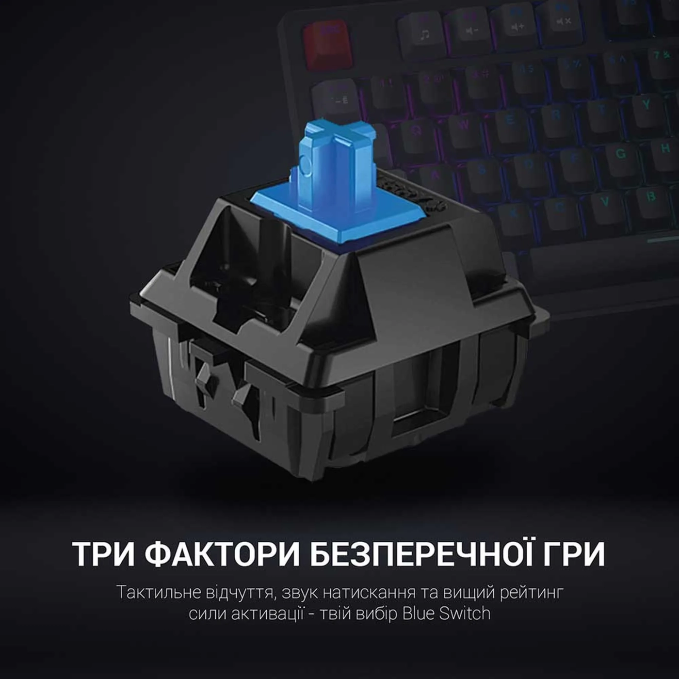 Купить Клавиатура Gamepro MK120B Blue Switches - фото 7