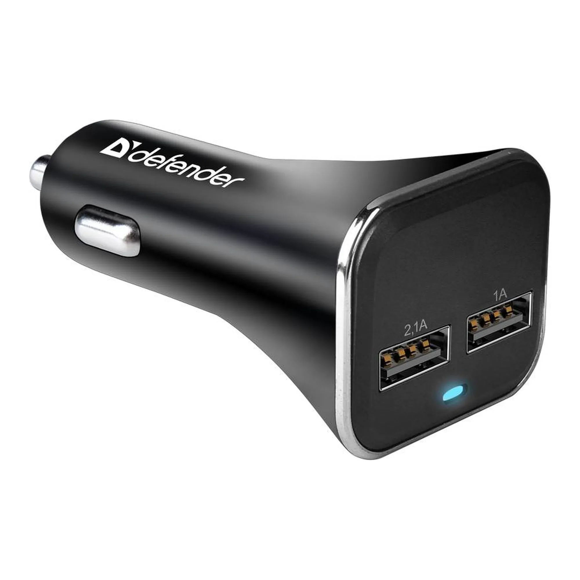 Купить Автозарядка Defender UCA-31 2xUSB 15W (2xUSB-A) 5V/3.1A (83597) - фото 1