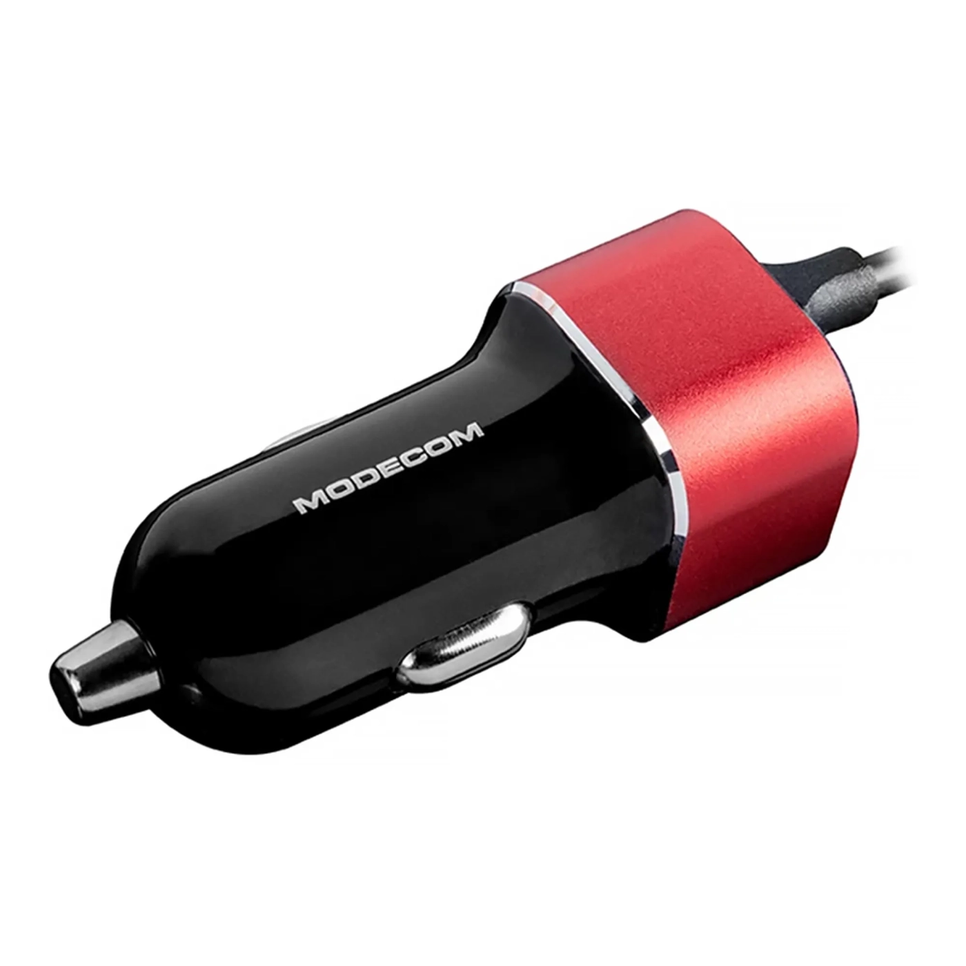 Купить Автозарядка Modecom CU2K-09-TC 2xUSB 24W (USB 2.4A + кабель Type-C USB 2.4A) Black (ZT-MC-CU2K-09-TC) - фото 3