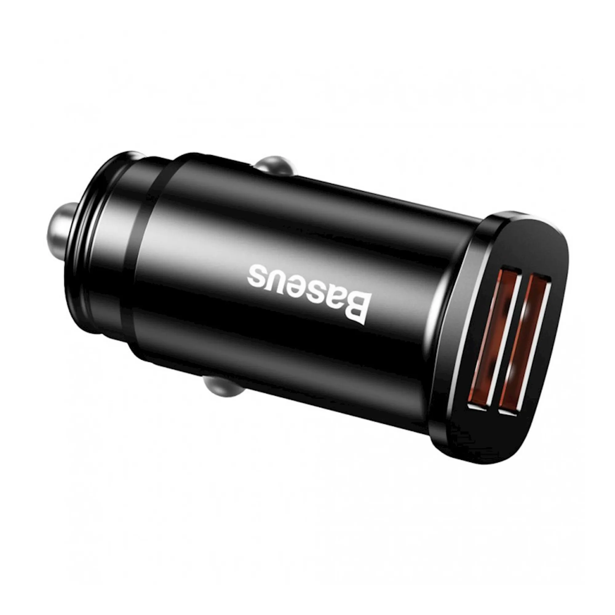Купити Автозарядка Baseus 2xUSB 30W (USB-A) QC3.0 Black (CCALL-DS01) - фото 2