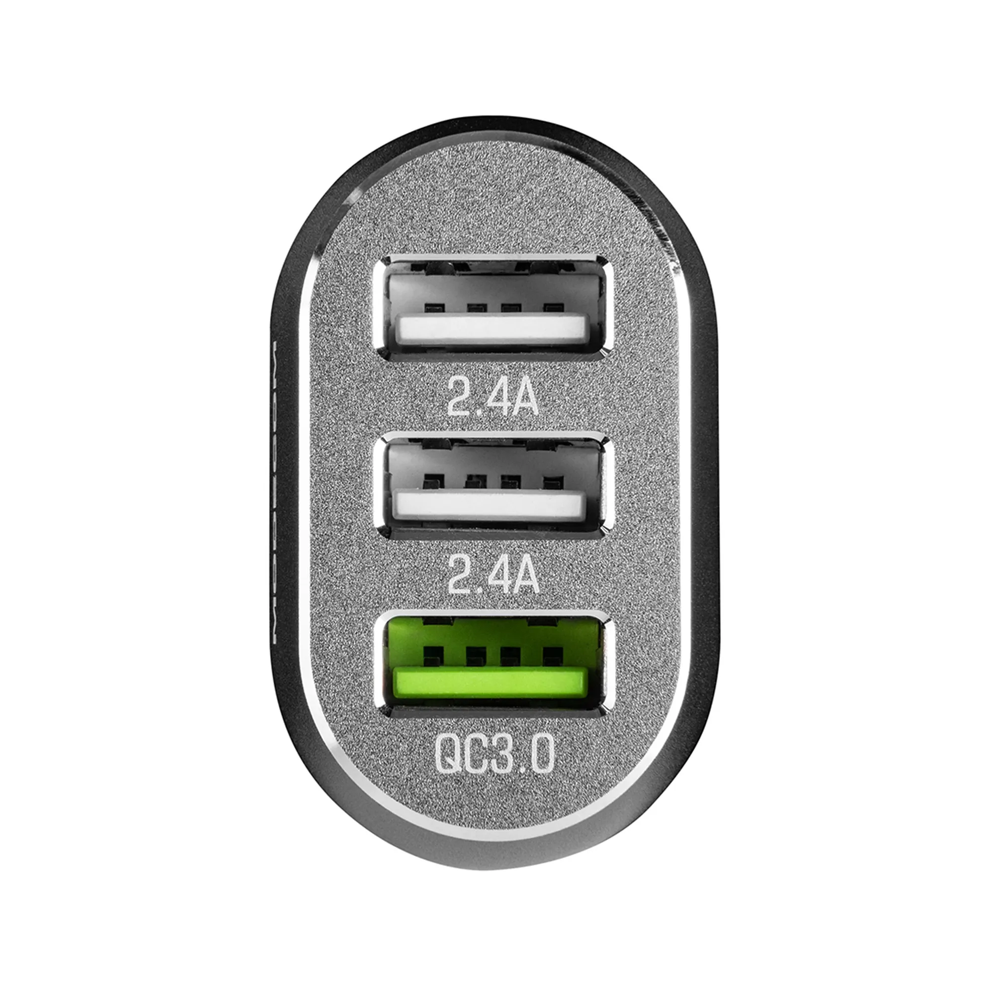 Купить Автозарядка Modecom 3xUSB 24W (3xUSB-A) QC3.0 + 2x2.4A White (ZT-MC-CU3-05) - фото 2