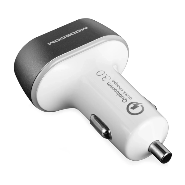 Купить Автозарядка Modecom 3xUSB 24W (3xUSB-A) QC3.0 + 2x2.4A White (ZT-MC-CU3-05) - фото 3