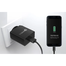 Купить Зарядное устройство Ugreen CD122 1xUSB 18W (USB A QC 3.0) Fast Charger Black (70273) - фото 4