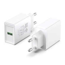 Купить Зарядное устройство Vention 1xUSB 18W (USB-A) QC3.0 White (FABW0-EU) - фото 3