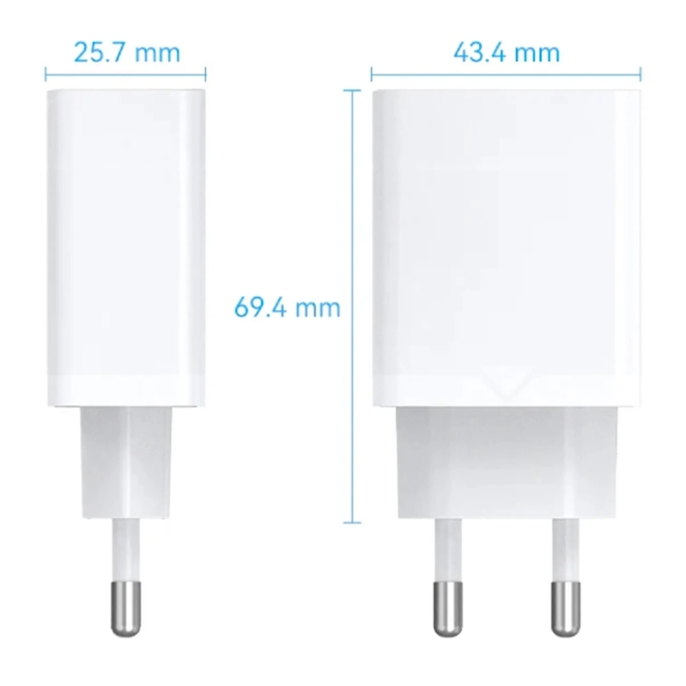 Купить Зарядное устройство Vention 1xUSB 18W (USB-A) QC3.0 White (FABW0-EU) - фото 6