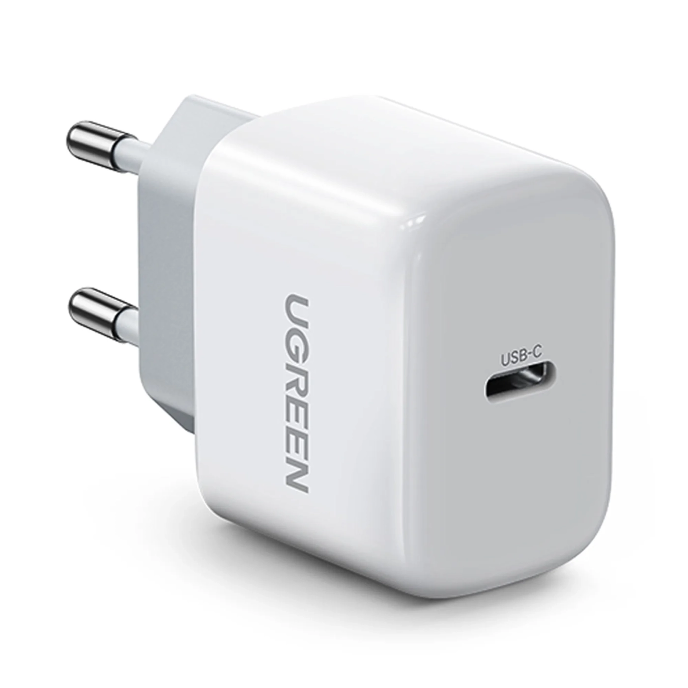 Купити Зарядний пристрій Ugreen CD241 1xUSB 20W (USB С QC4.0+/PD3.0) Mini Charger White (10220) - фото 1