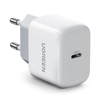 Купить Зарядное устройство Ugreen CD241 1xUSB 20W (USB С QC4.0+/PD3.0) Mini Charger White (10220) - фото 1