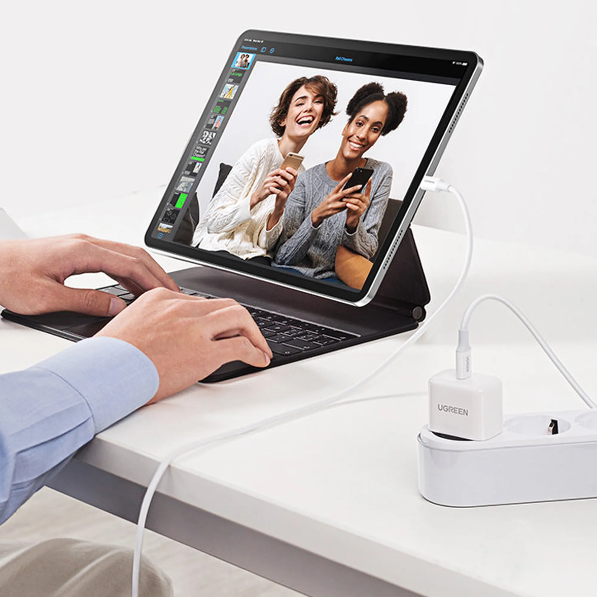 Купити Зарядний пристрій Ugreen CD241 1xUSB 20W (USB С QC4.0+/PD3.0) Mini Charger White (10220) - фото 6