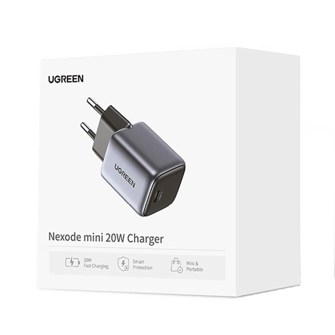 Купить Зарядное устройство Ugreen Nexode CD318 1xUSB 20W USB C PD mini Charger (90664) - фото 4