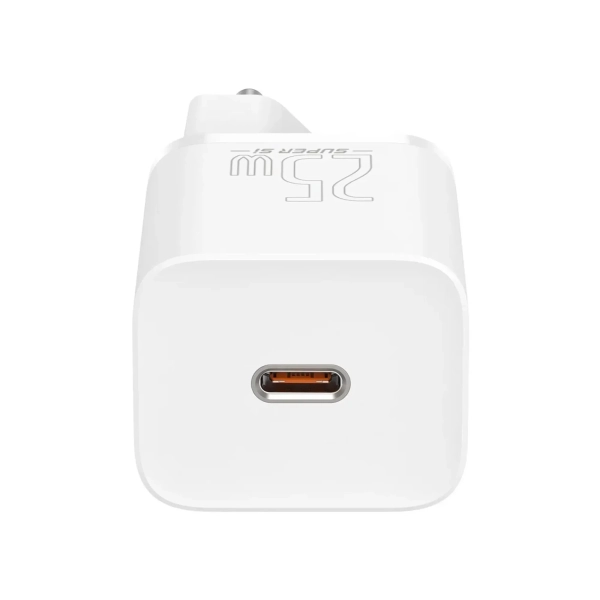 Купить Зарядное устройство Baseus 1xUSB 25W (USB-C) + Cable Type-C White (TZCCSUP-L02) - фото 5