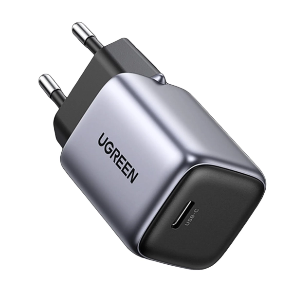 Купить Зарядное устройство Ugreen Nexode CD319 1xUSB 30W Gan Type-C PD Mini Gray (90666) - фото 3
