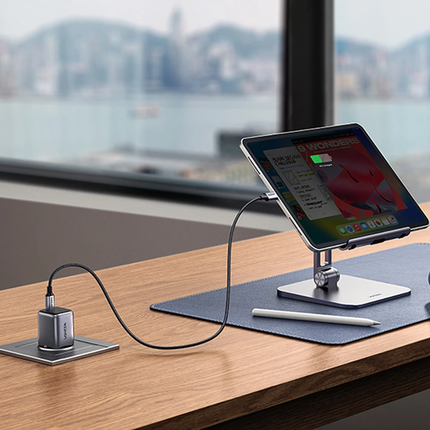 Купить Зарядное устройство Ugreen Nexode CD319 1xUSB 30W Gan Type-C PD Mini Gray (90666) - фото 8