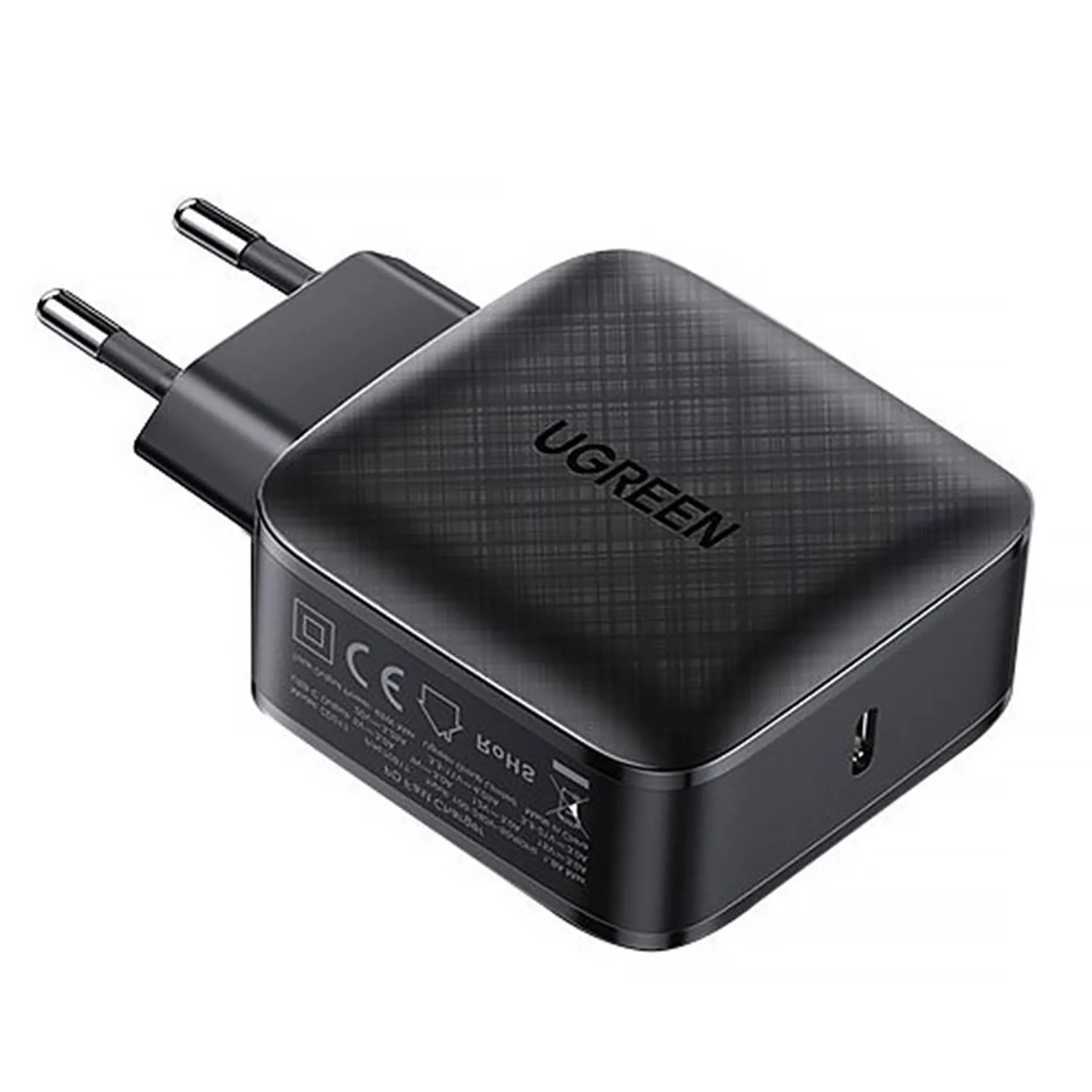 Купить Зарядное устройство Ugreen CD217 1xUSB 65W Tech Fast GAN Charger Black (70817) - фото 2