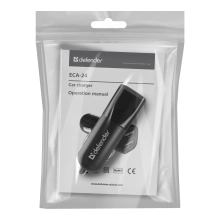 Купить Автомобильное зарядное устройство Defender ECA-24 2xUSB 12W 2.1A Black (83824) - фото 3
