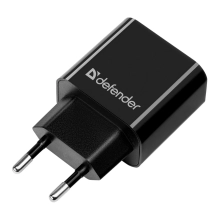 Купити Зарядний пристрій Defender UPC-21 2xUSB 12W 2.1A + кабель microUSB Black (83581) - фото 4