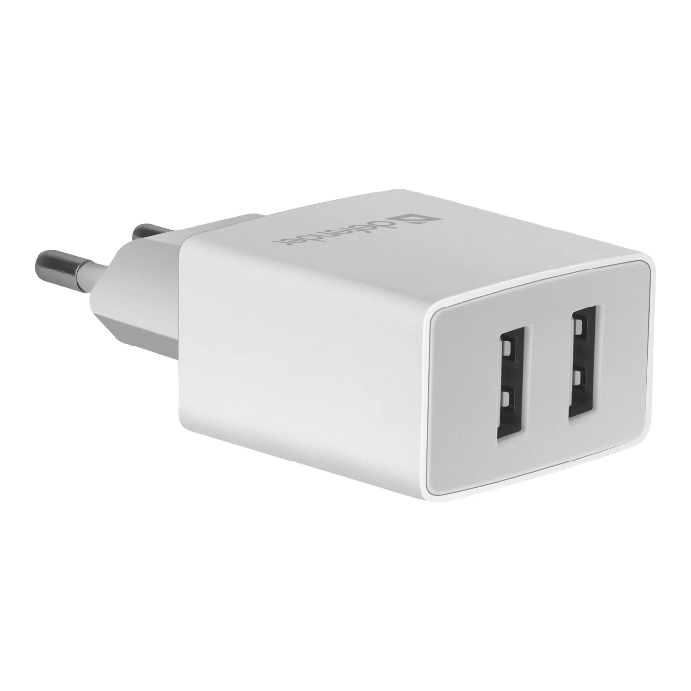 Купити Зарядний пристрій Defender UPA-22 2xUSB 16W 2.1A White (83580) - фото 1