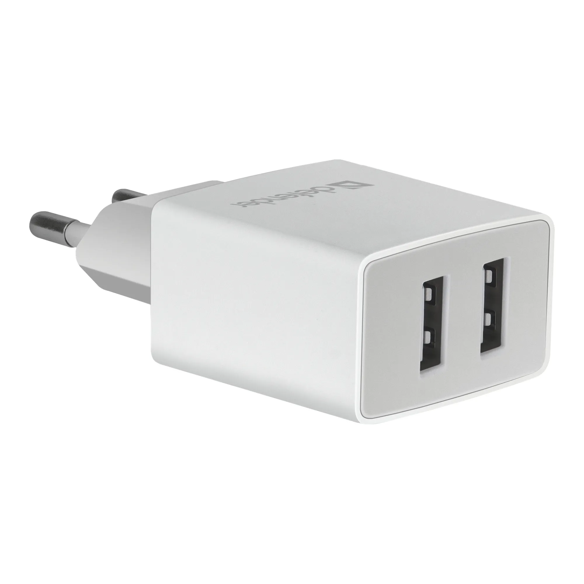 Купити Зарядний пристрій Defender UPA-22 2xUSB 16W 2.1A White (83580) - фото 1