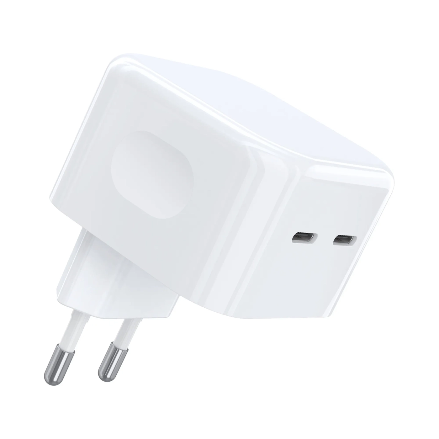 Купить Зарядное устройство Choetech Q5008 2хUSB-C 35W PD QC3.0 White (Q5008-EU-WH) - фото 1